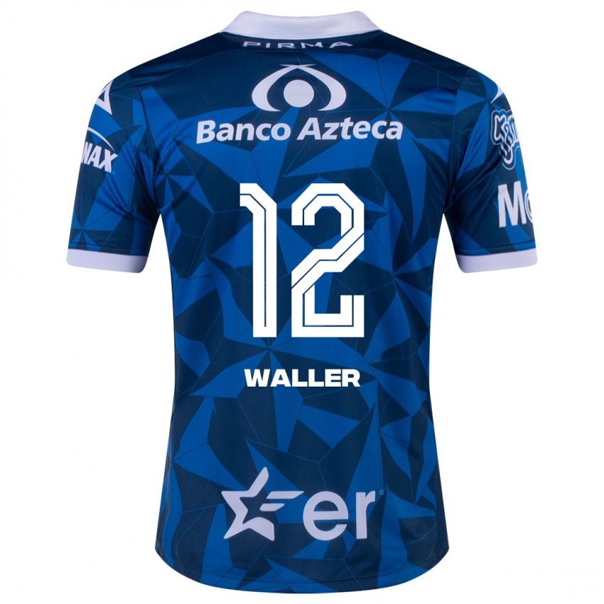 Criança Camisola Facundo Waller #12 Azul Alternativa 2023/24 Camisa Brasil