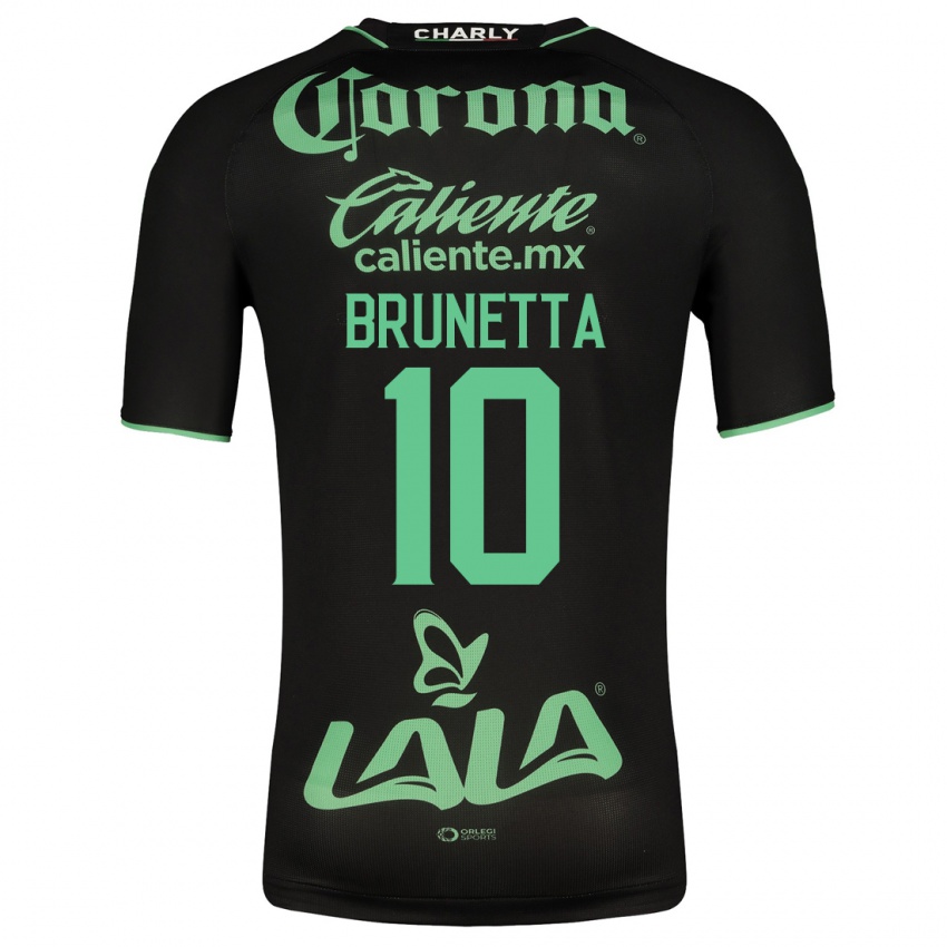 Criança Camisola Juan Brunetta #10 Preto Alternativa 2023/24 Camisa Brasil