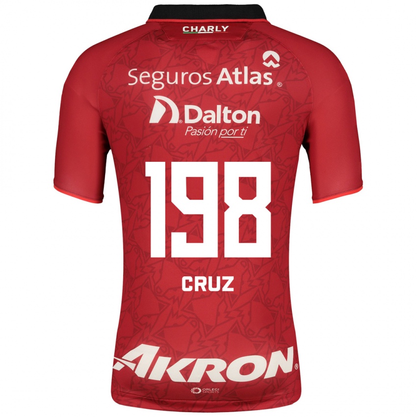 Criança Camisola Carlos Cruz #198 Vermelho Alternativa 2023/24 Camisa Brasil