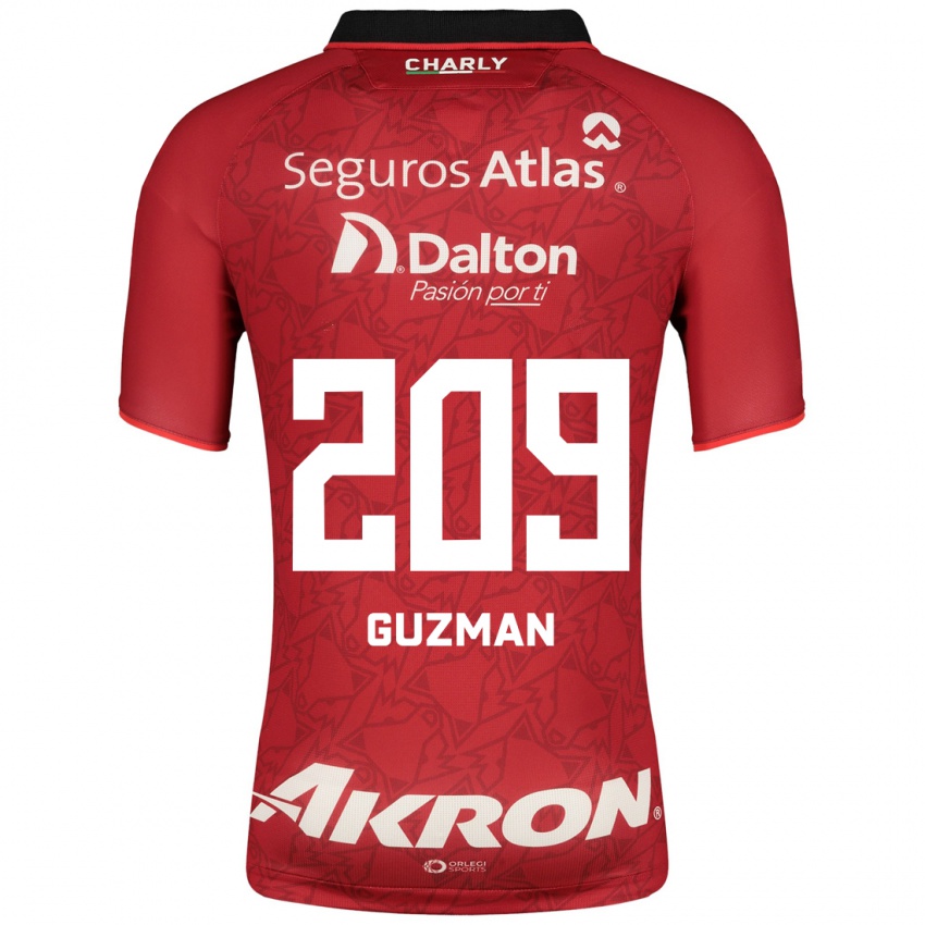 Criança Camisola Jorge Guzmán #209 Vermelho Alternativa 2023/24 Camisa Brasil