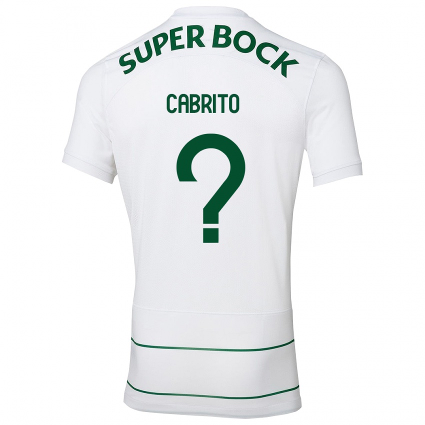 Criança Camisola Rodrigo Cabrito #0 Branco Alternativa 2023/24 Camisa Brasil