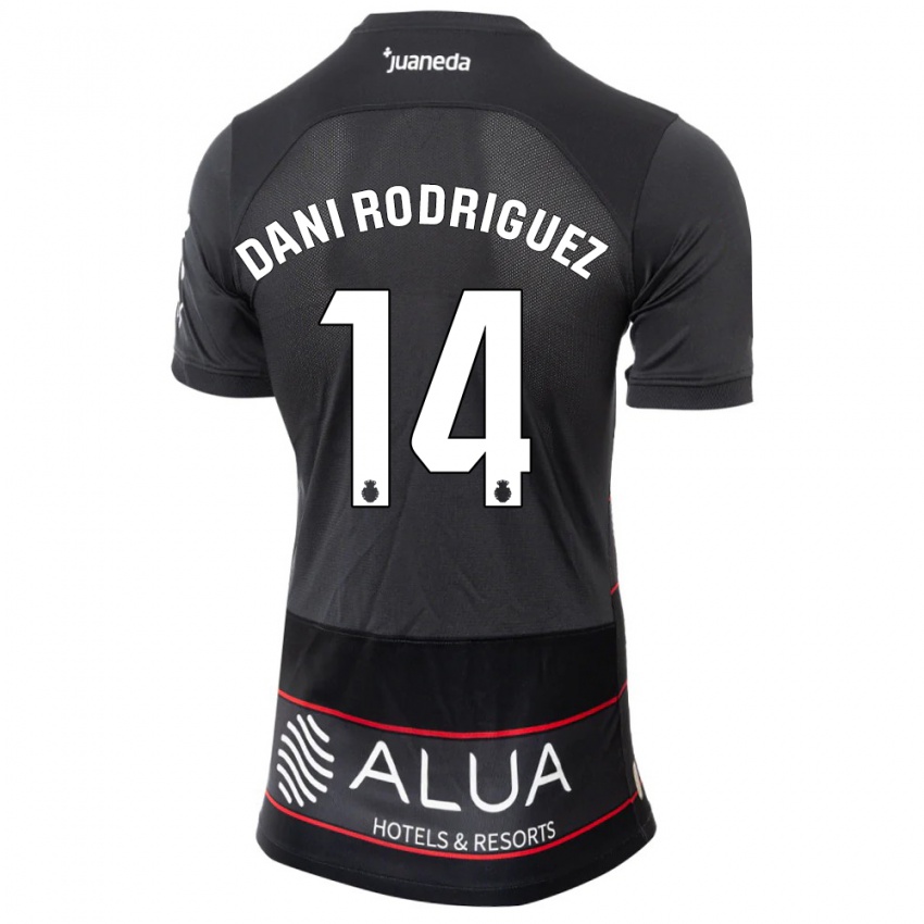 Criança Camisola Dani Rodríguez #14 Preto Alternativa 2023/24 Camisa Brasil