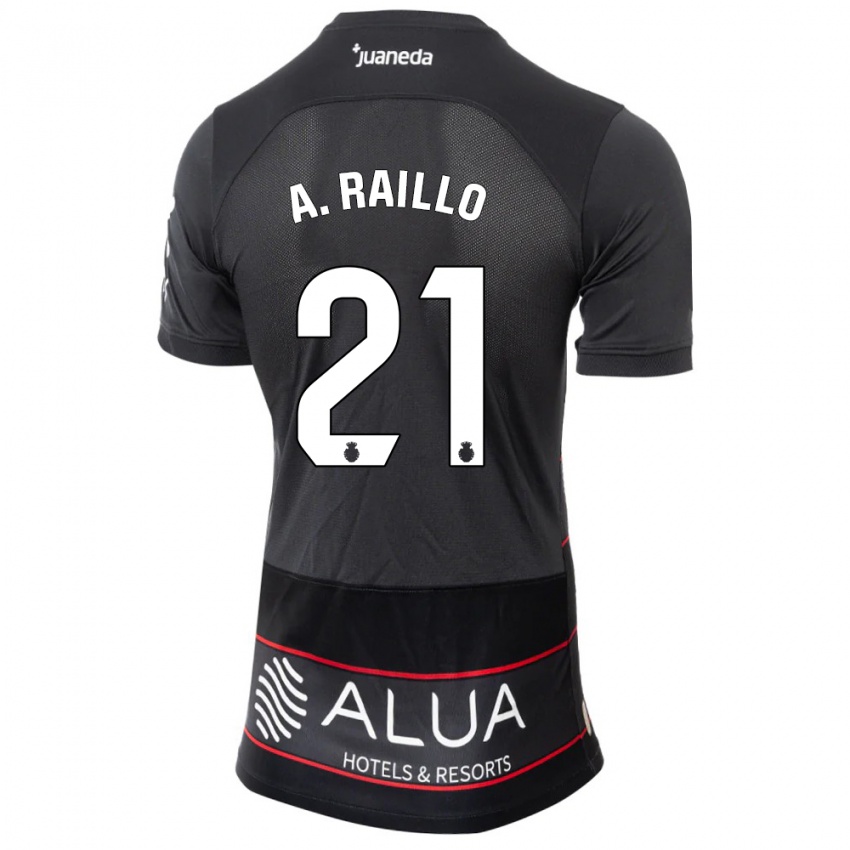 Criança Camisola Antonio Raíllo #21 Preto Alternativa 2023/24 Camisa Brasil