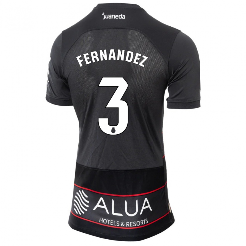 Criança Camisola Marcos Fernández #3 Preto Alternativa 2023/24 Camisa Brasil