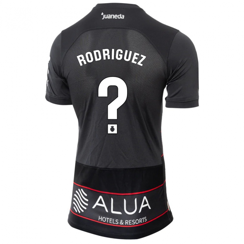 Criança Camisola Gabriel Rodríguez #0 Preto Alternativa 2023/24 Camisa Brasil