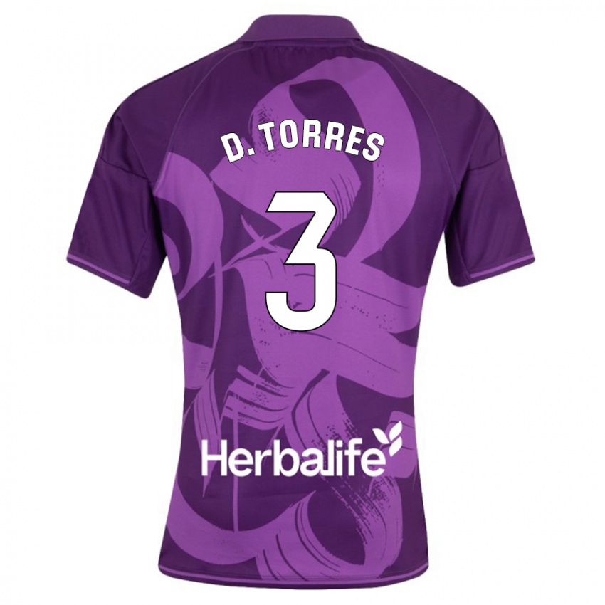 Criança Camisola David Torres #3 Tolet Alternativa 2023/24 Camisa Brasil