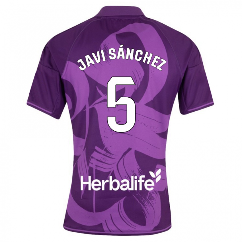 Criança Camisola Javi Sánchez #5 Tolet Alternativa 2023/24 Camisa Brasil