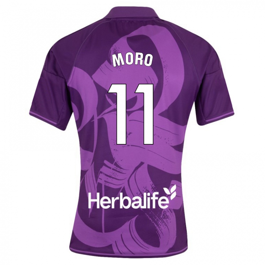 Criança Camisola Raúl Moro #11 Tolet Alternativa 2023/24 Camisa Brasil