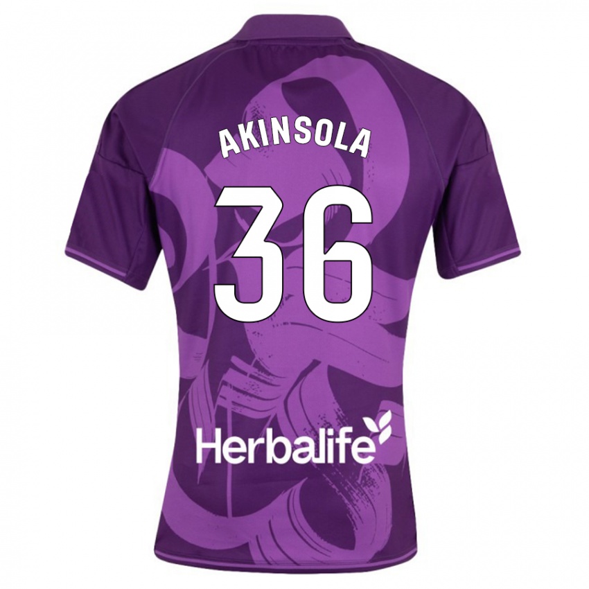 Criança Camisola Tunde Akinsola #36 Tolet Alternativa 2023/24 Camisa Brasil