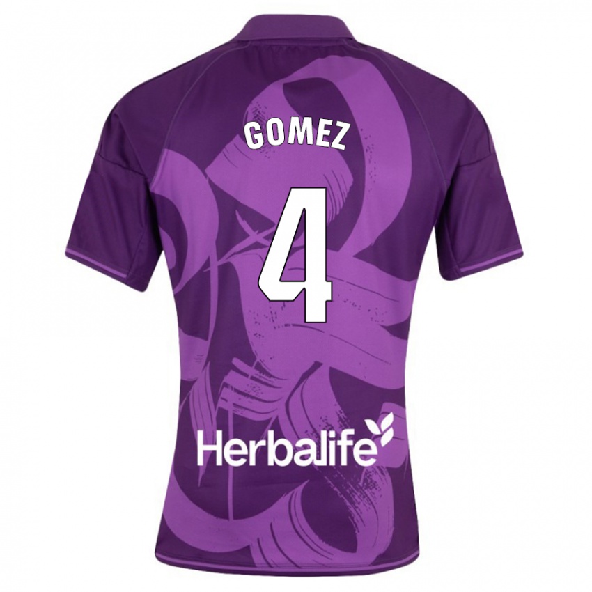 Criança Camisola Adrián Gómez #4 Tolet Alternativa 2023/24 Camisa Brasil