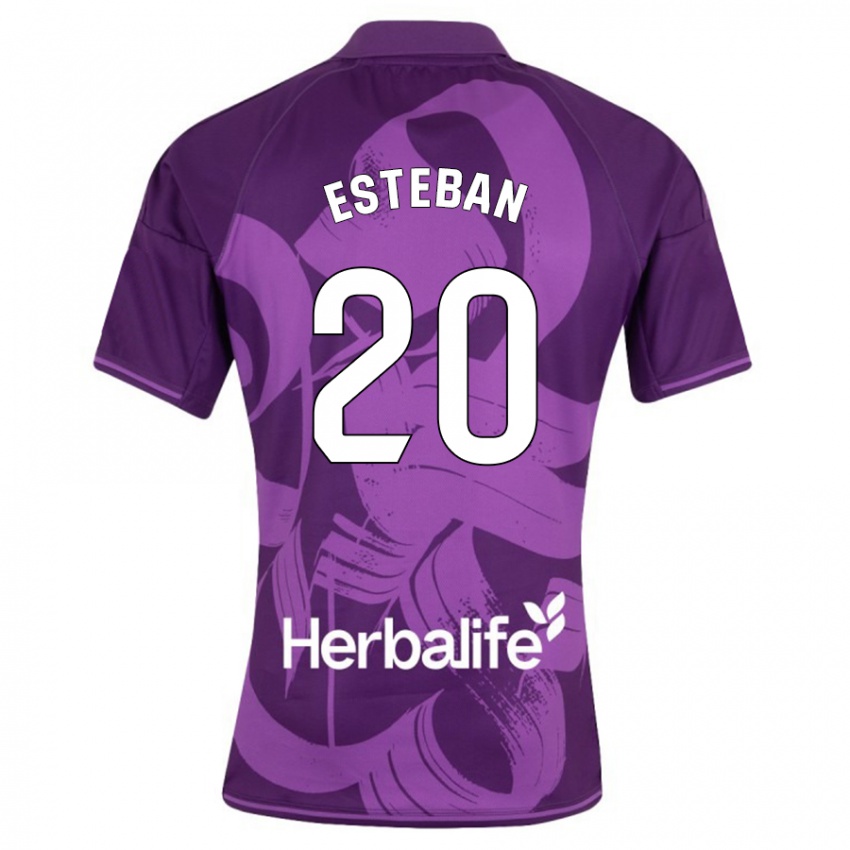 Criança Camisola Sergio Esteban #20 Tolet Alternativa 2023/24 Camisa Brasil