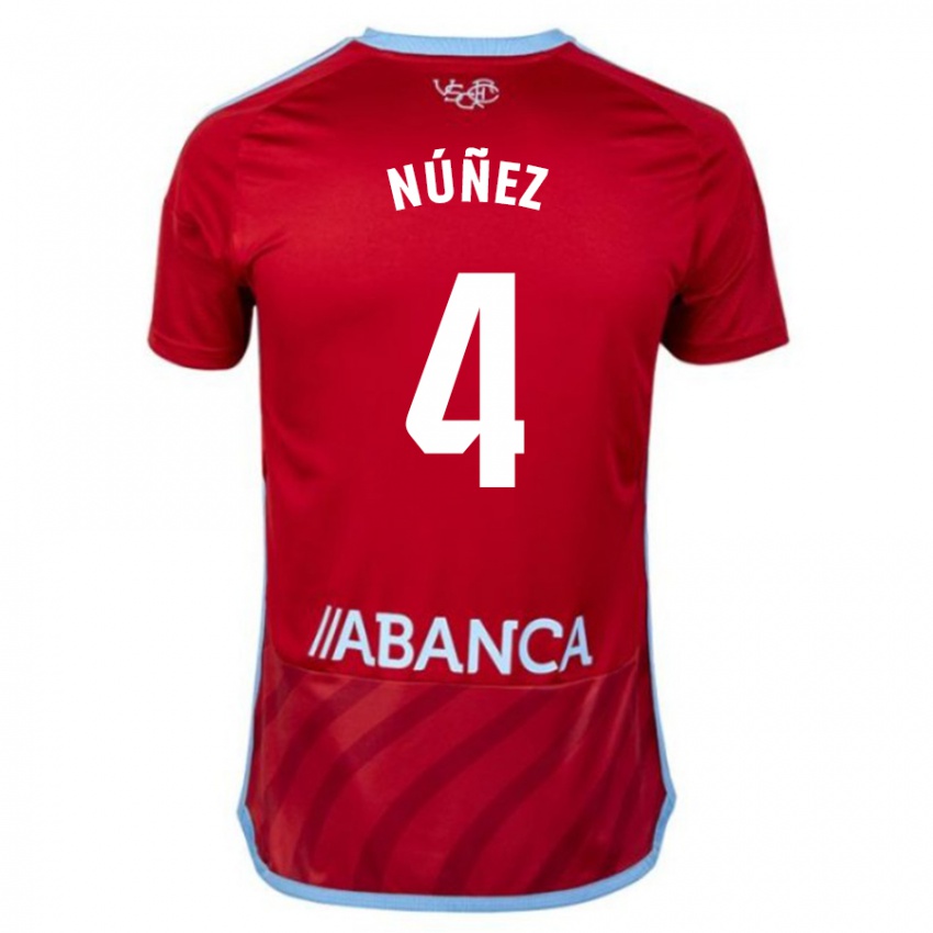 Criança Camisola Unai Núñez #4 Vermelho Alternativa 2023/24 Camisa Brasil