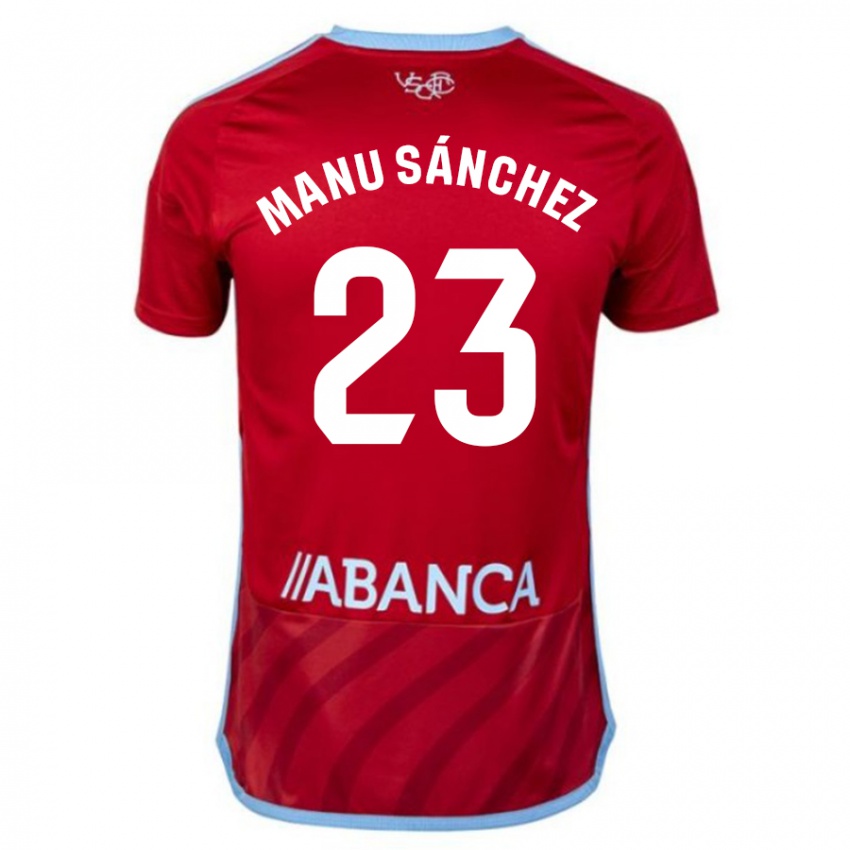 Criança Camisola Manu Sanchez #23 Vermelho Alternativa 2023/24 Camisa Brasil