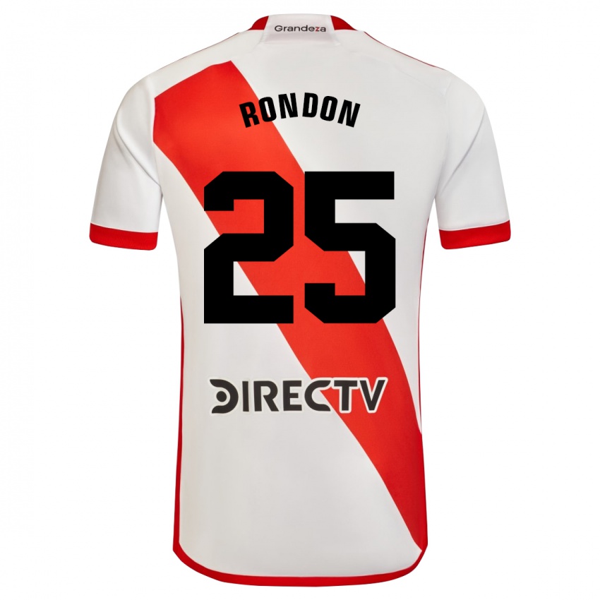 Homem Camisola Salomon Rondon #25 Branco Vermelho Principal 2023/24 Camisa Brasil