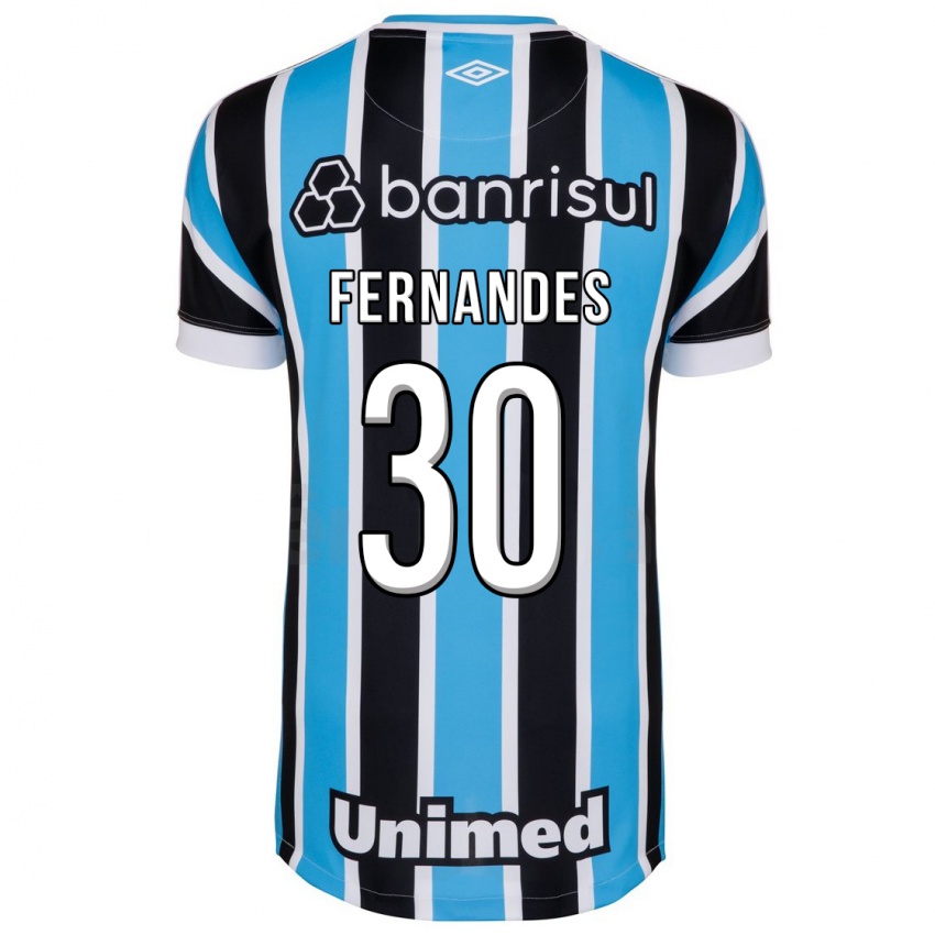 Homem Camisola Raquel Fernandes #30 Azul Principal 2023/24 Camisa Brasil