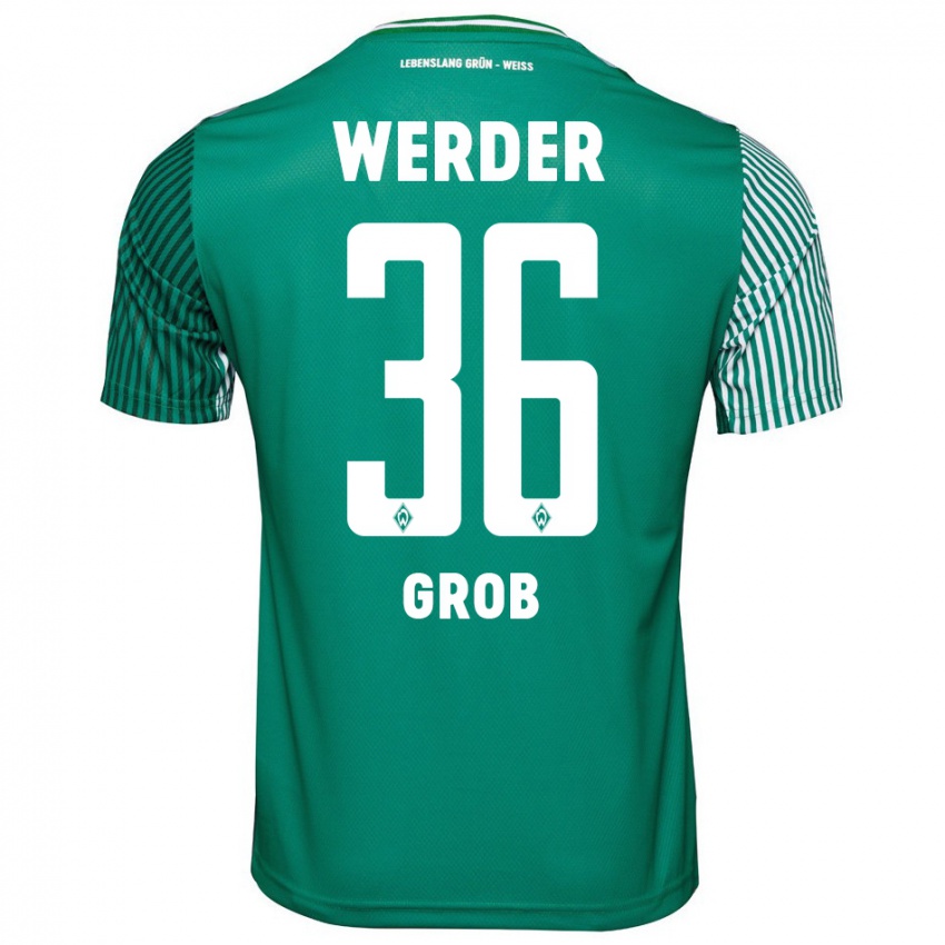 Homem Camisola Christian Groß #36 Verde Principal 2023/24 Camisa Brasil