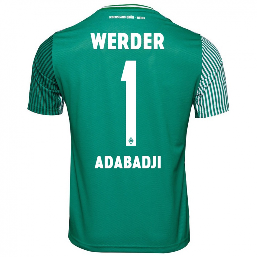 Homem Camisola Kwassi-Vivien Felix Adabadji #1 Verde Principal 2023/24 Camisa Brasil