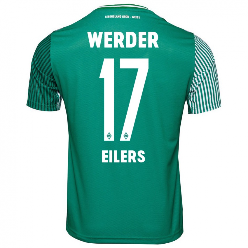 Homem Camisola Jonas Eilers #17 Verde Principal 2023/24 Camisa Brasil