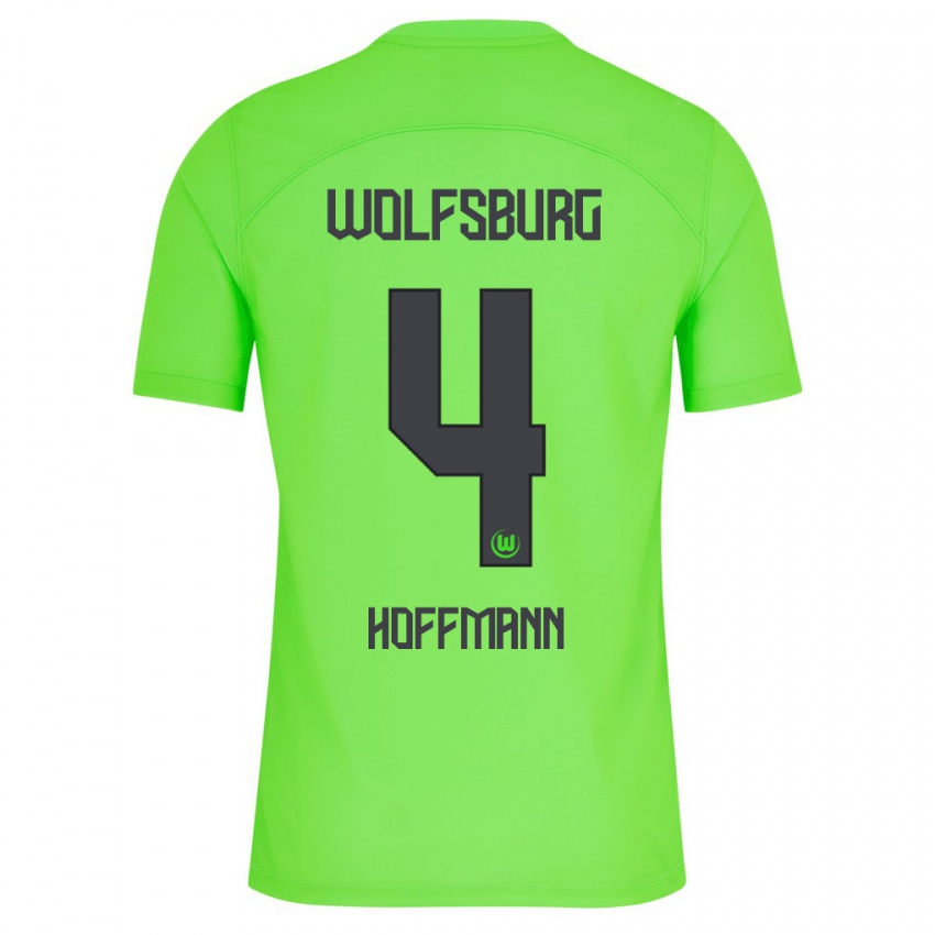 Homem Camisola Nils Hoffmann #4 Verde Principal 2023/24 Camisa Brasil