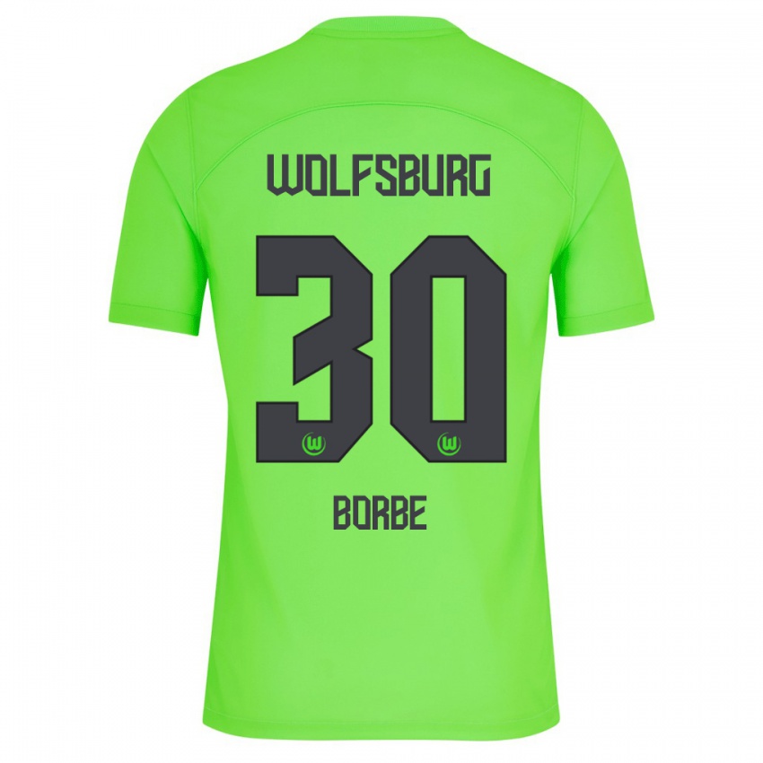 Homem Camisola Anneke Borbe #30 Verde Principal 2023/24 Camisa Brasil