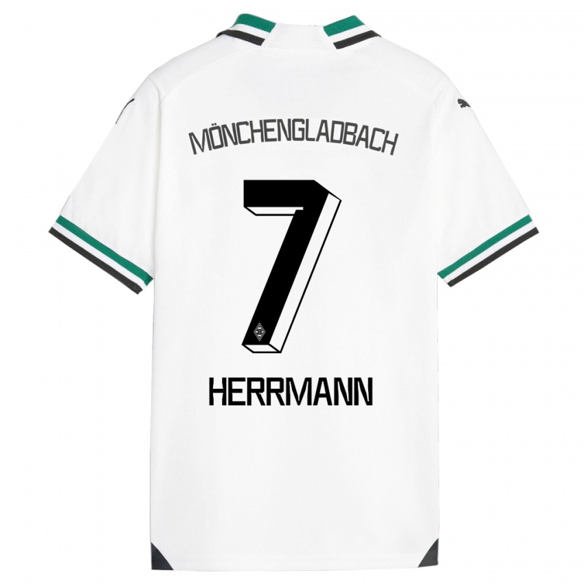 Homem Camisola Patrick Herrmann #7 Branco Verde Principal 2023/24 Camisa Brasil
