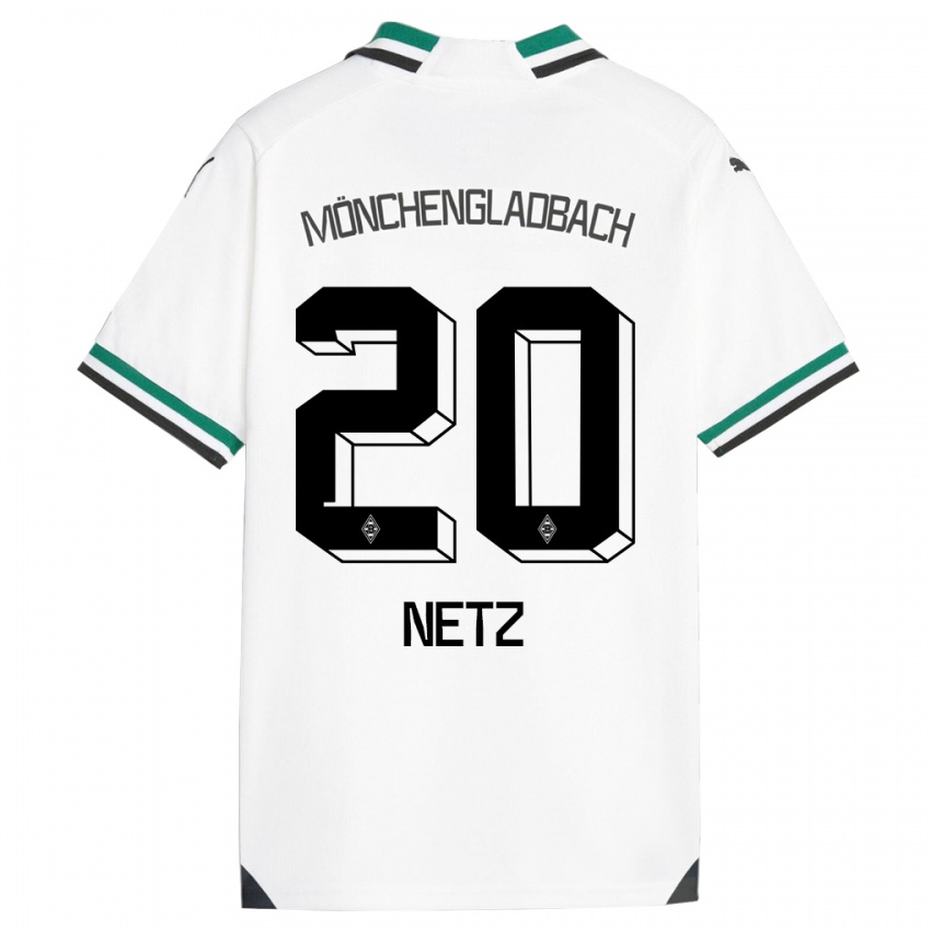 Homem Camisola Luca Netz #20 Branco Verde Principal 2023/24 Camisa Brasil