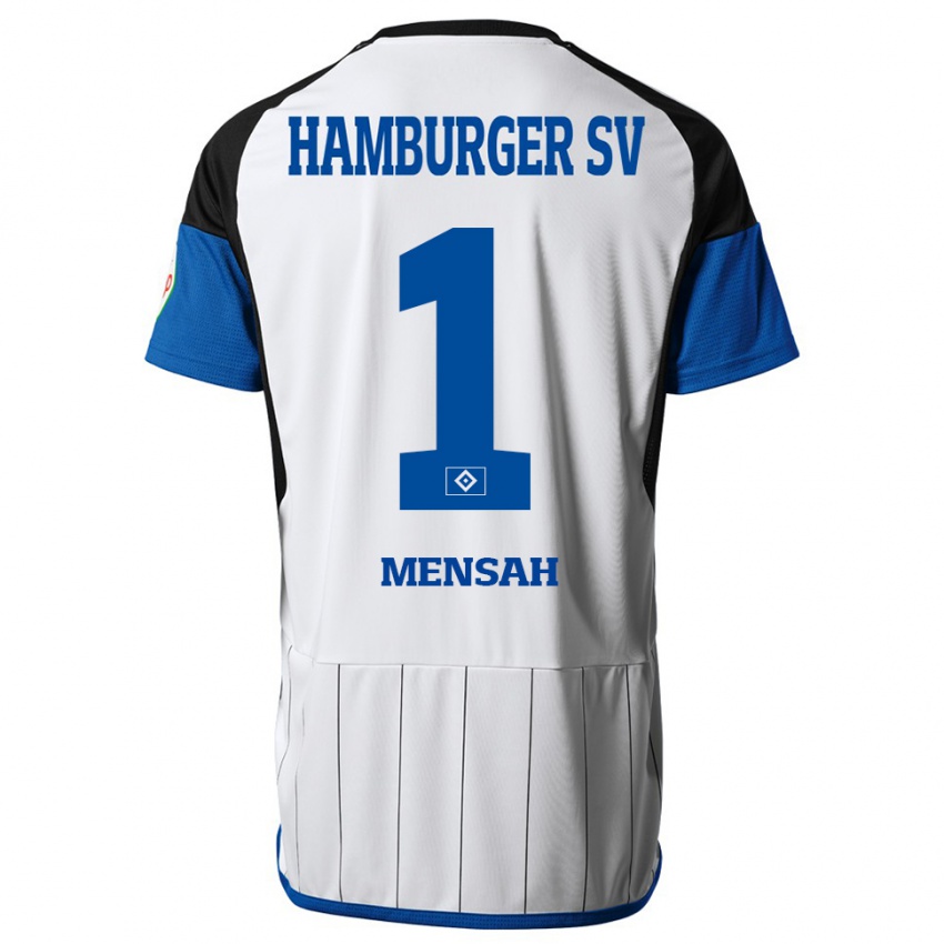 Homem Camisola Steven Mensah #1 Branco Principal 2023/24 Camisa Brasil