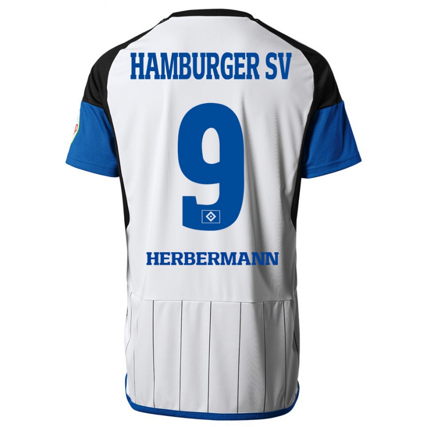 Homem Camisola Kevin Herbermann #9 Branco Principal 2023/24 Camisa Brasil