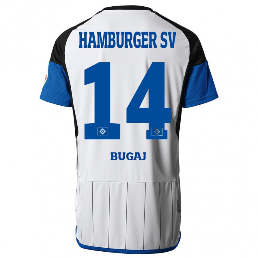 Homem Camisola Jan-Luca Bugaj #14 Branco Principal 2023/24 Camisa Brasil