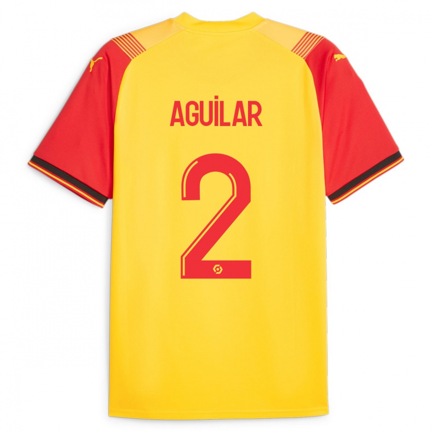 Homem Camisola Ruben Aguilar #2 Amarelo Principal 2023/24 Camisa Brasil