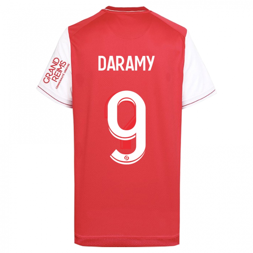 Homem Camisola Mohamed Daramy #9 Vermelho Principal 2023/24 Camisa Brasil