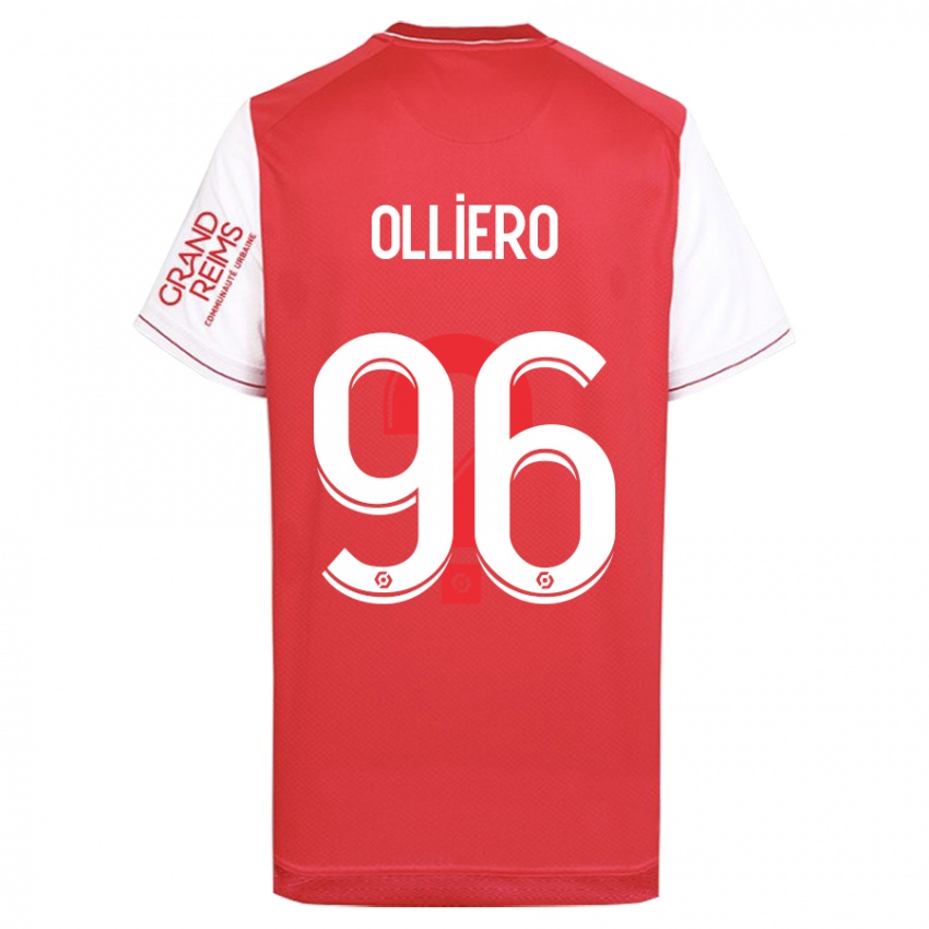 Homem Camisola Alexandre Olliero #96 Vermelho Principal 2023/24 Camisa Brasil