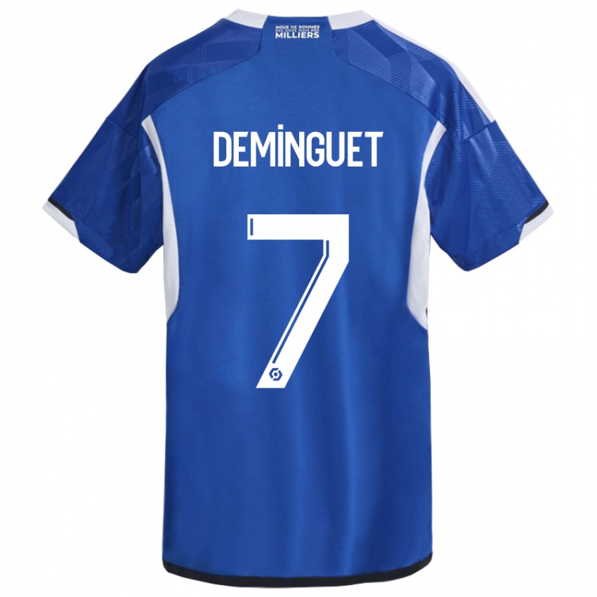 Homem Camisola Jessy Deminguet #7 Azul Principal 2023/24 Camisa Brasil