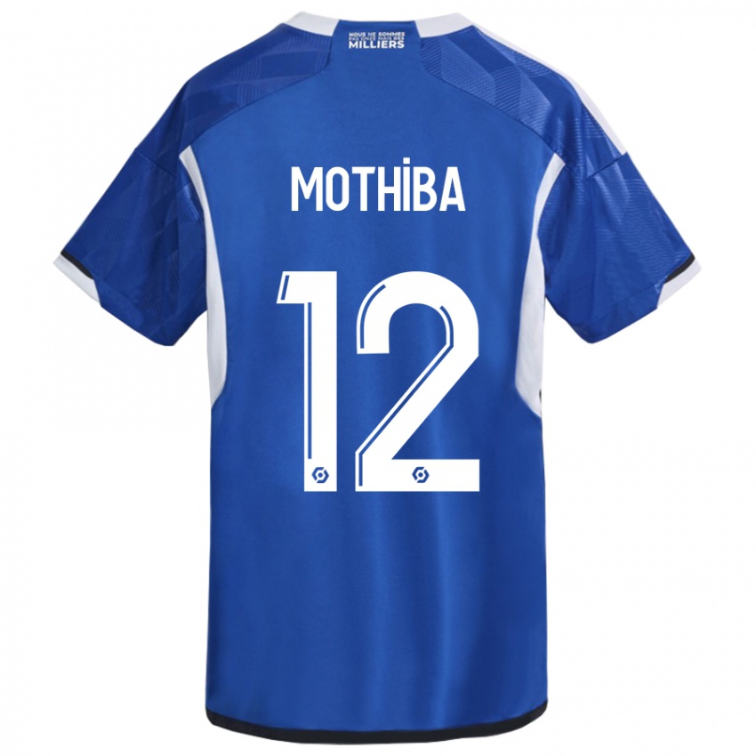 Homem Camisola Lebo Mothiba #12 Azul Principal 2023/24 Camisa Brasil