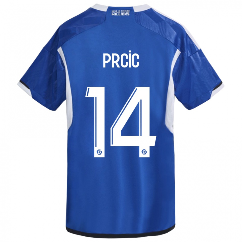 Homem Camisola Sanjin Prcic #14 Azul Principal 2023/24 Camisa Brasil