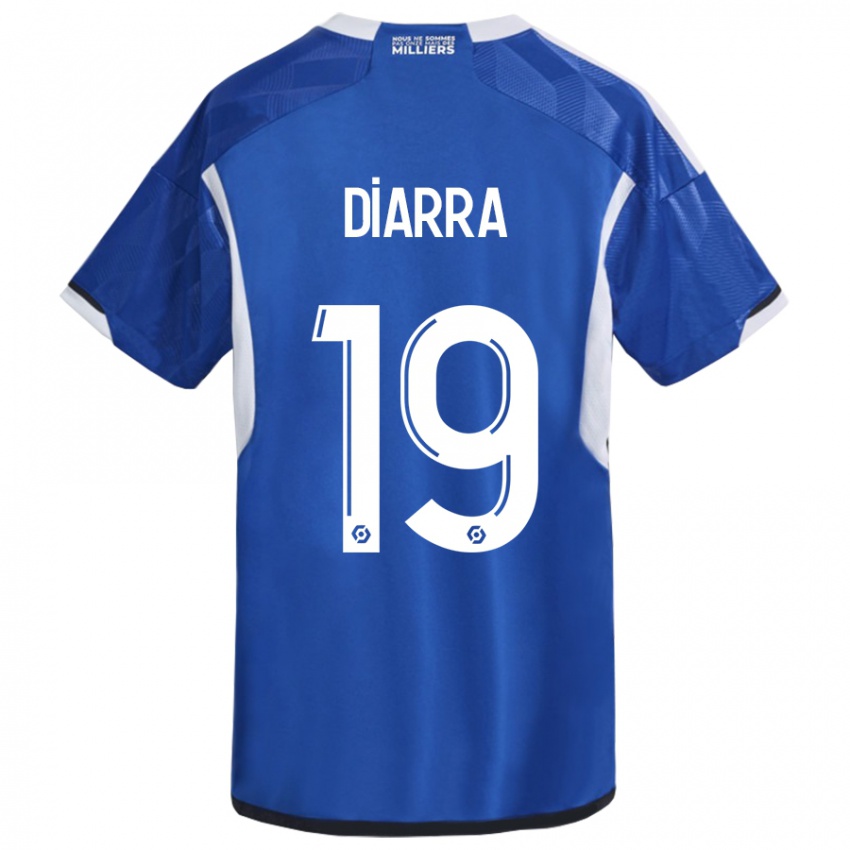 Homem Camisola Habib Diarra #19 Azul Principal 2023/24 Camisa Brasil