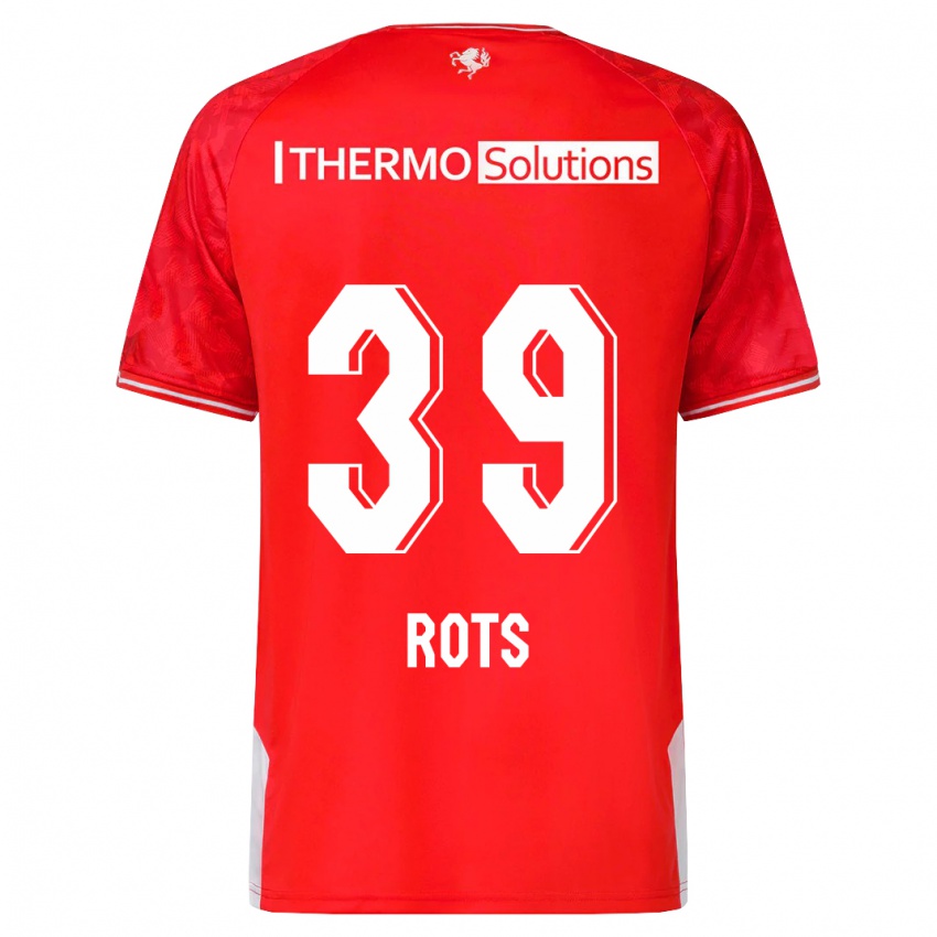 Homem Camisola Mats Rots #39 Vermelho Principal 2023/24 Camisa Brasil