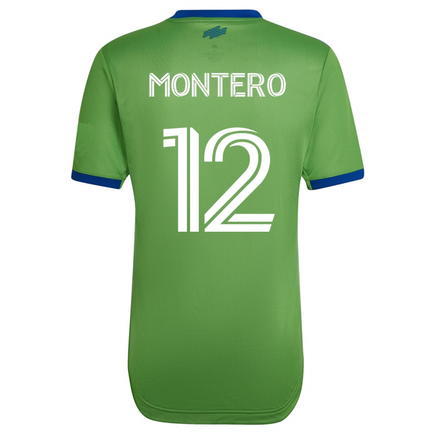 Homem Camisola Fredy Montero #12 Verde Principal 2023/24 Camisa Brasil