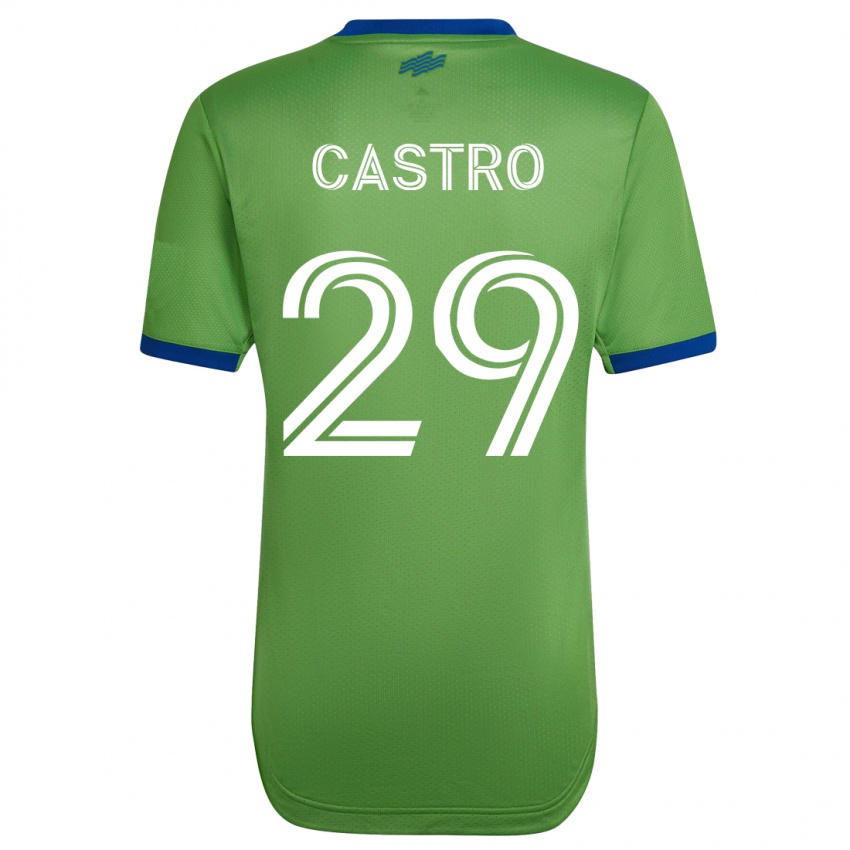 Homem Camisola Jacob Castro #29 Verde Principal 2023/24 Camisa Brasil