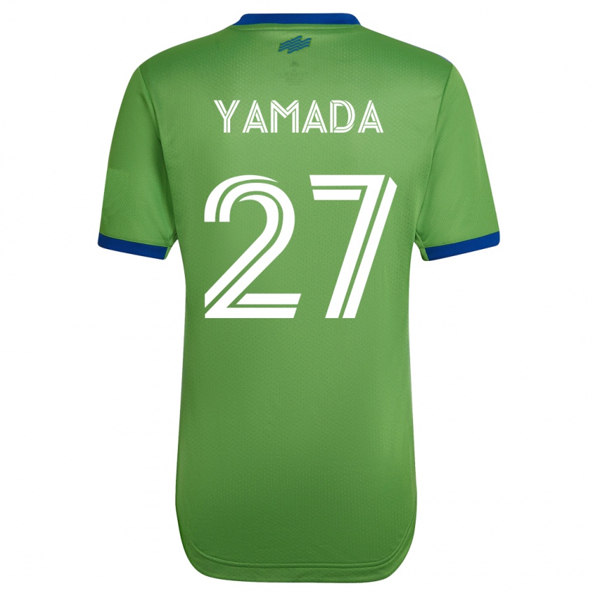 Homem Camisola Hikari Yamada #27 Verde Principal 2023/24 Camisa Brasil