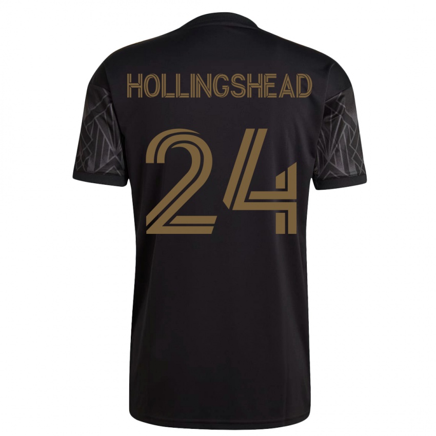Homem Camisola Ryan Hollingshead #24 Preto Principal 2023/24 Camisa Brasil