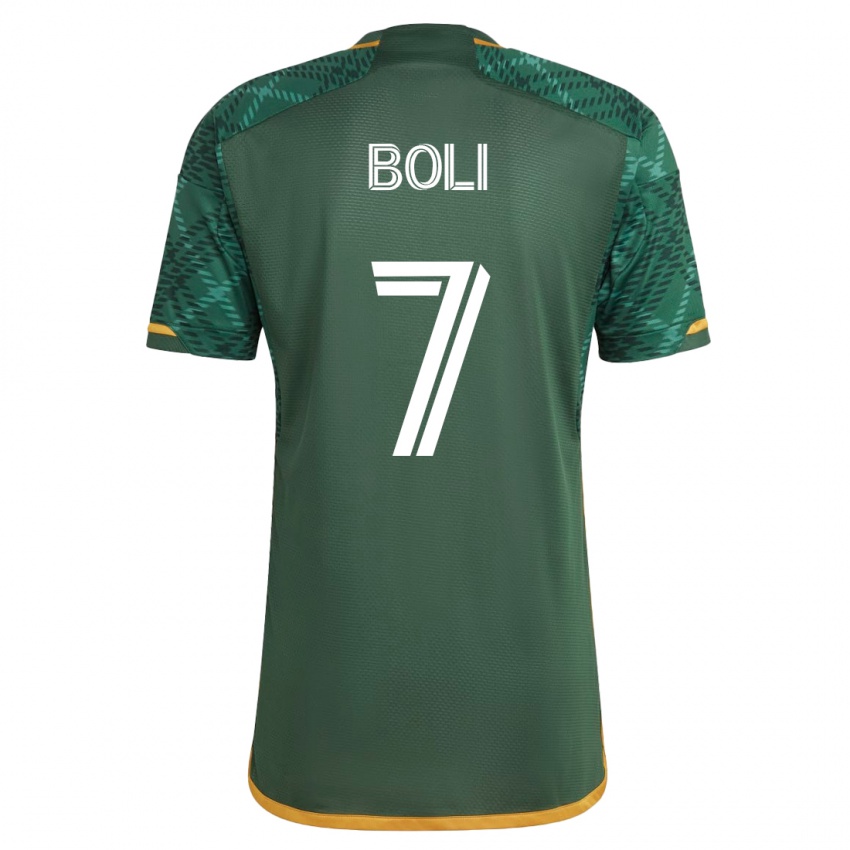 Homem Camisola Franck Boli #7 Verde Principal 2023/24 Camisa Brasil