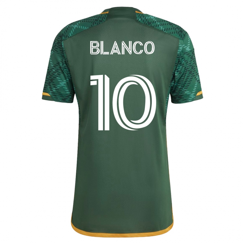 Homem Camisola Sebastián Blanco #10 Verde Principal 2023/24 Camisa Brasil