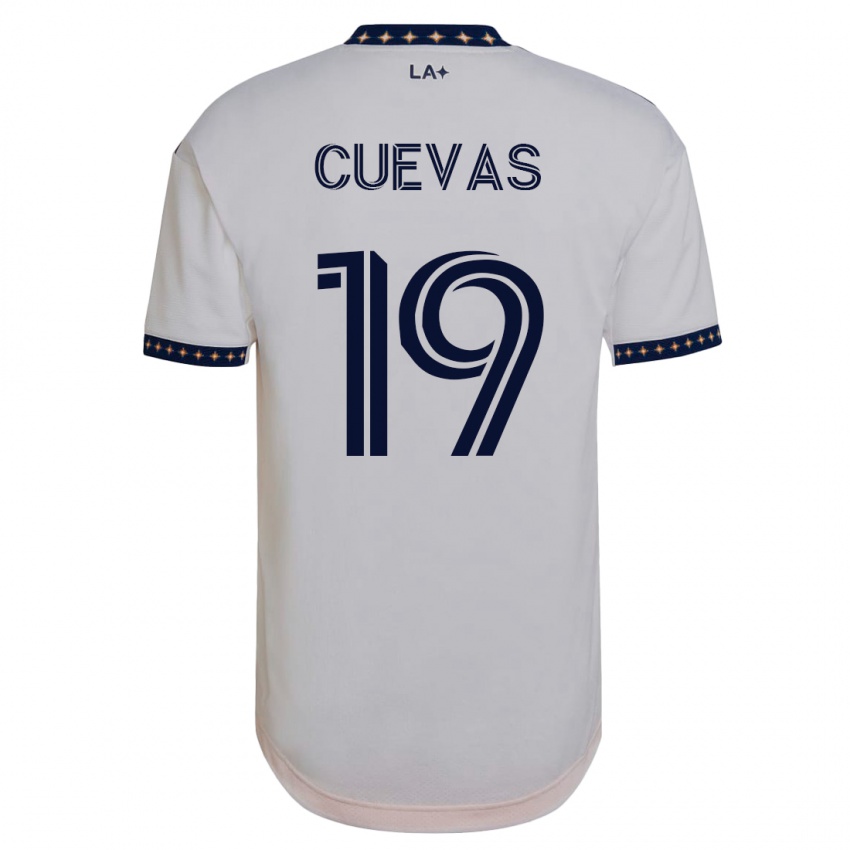 Homem Camisola Mauricio Cuevas #19 Branco Principal 2023/24 Camisa Brasil
