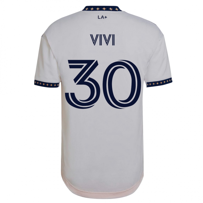 Homem Camisola Gino Vivi #30 Branco Principal 2023/24 Camisa Brasil