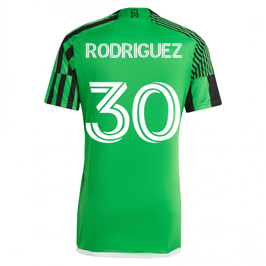 Homem Camisola Memo Rodríguez #30 Verde Preto Principal 2023/24 Camisa Brasil