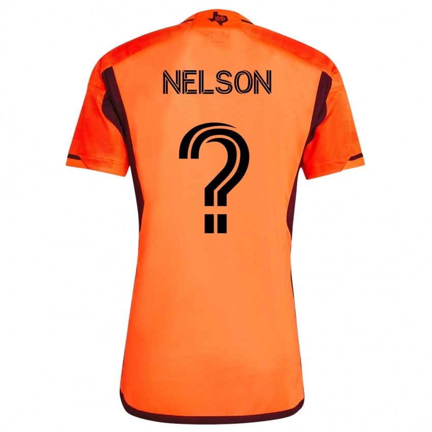 Homem Camisola Michael Nelson #0 Laranja Principal 2023/24 Camisa Brasil