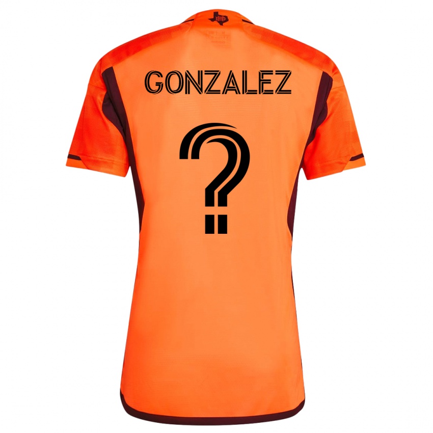 Homem Camisola Axel Gonzalez #0 Laranja Principal 2023/24 Camisa Brasil