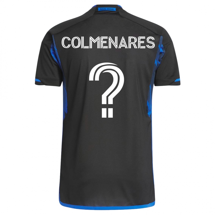 Homem Camisola Mateo Colmenares #0 Azul Preto Principal 2023/24 Camisa Brasil