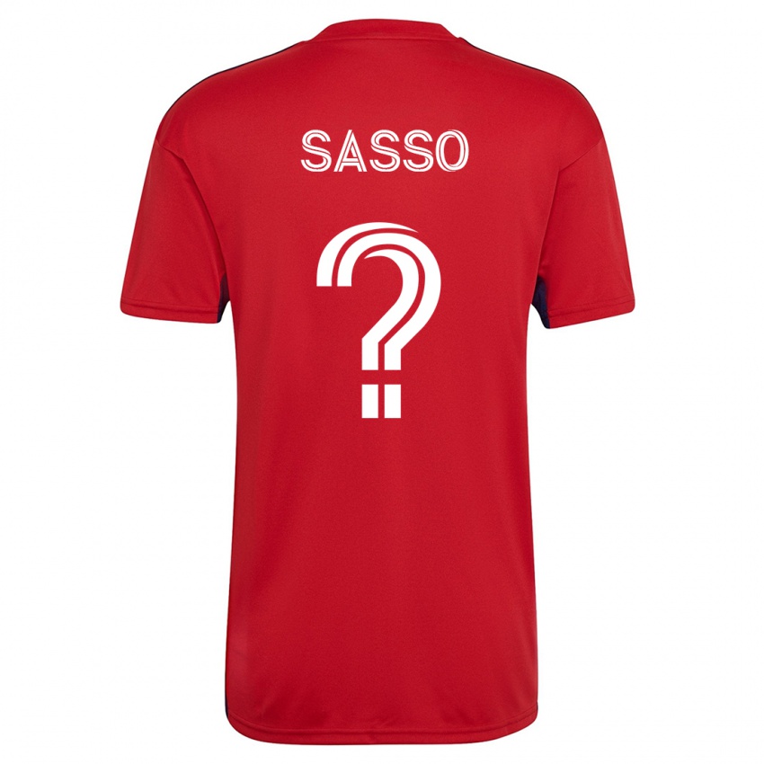 Homem Camisola Gino Sasso #0 Vermelho Principal 2023/24 Camisa Brasil